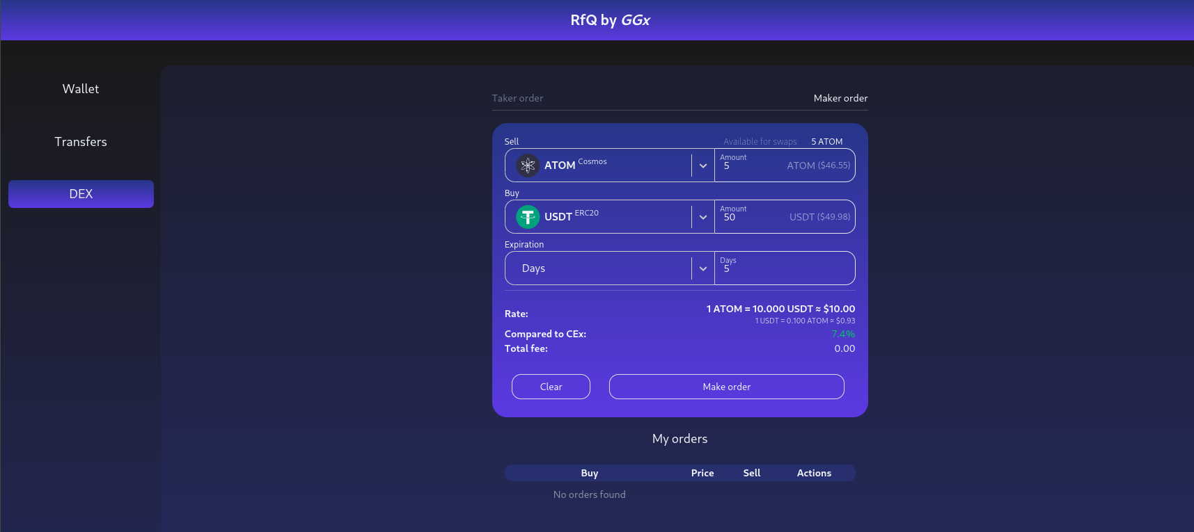 GGX Maker form